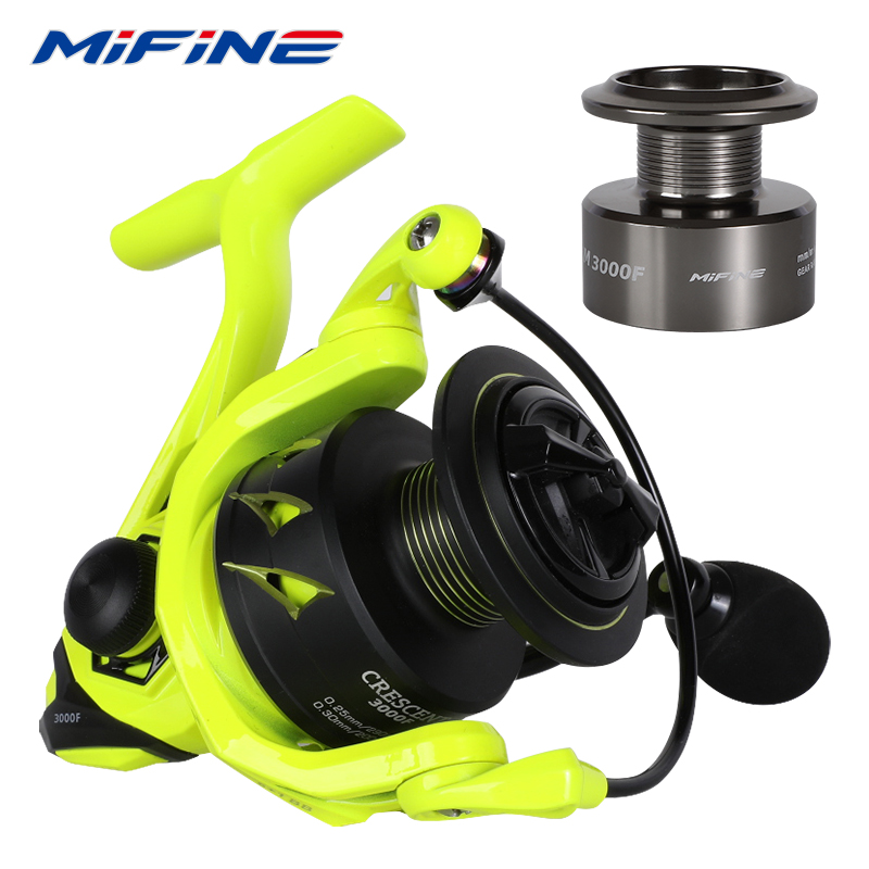Reel Spare Spool - รอกตกปลา MIFINE CRESCENT พร้อมสปูลโลหะสำรอง, รอกตกปลา, รุ่น
