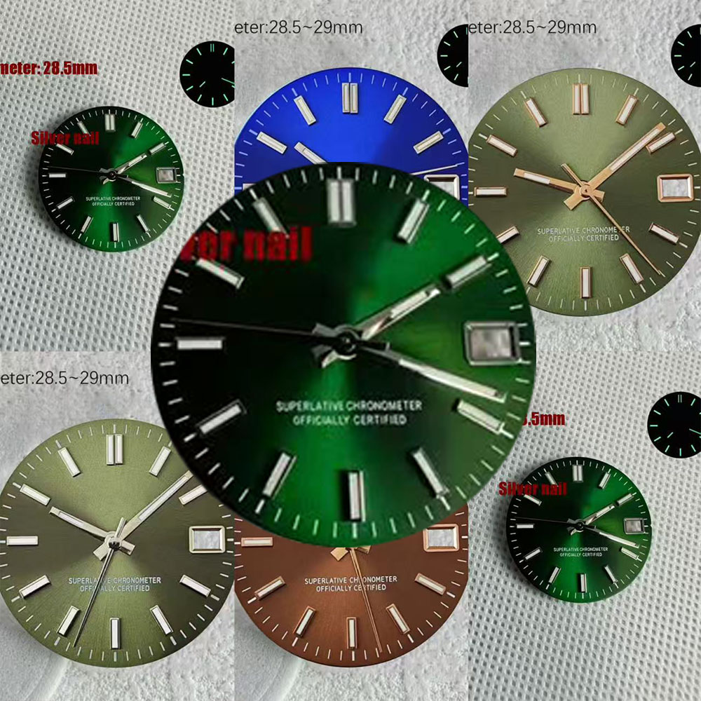 Reel Case - หน้าปัด NH35 S Logo Date สีเขียว
