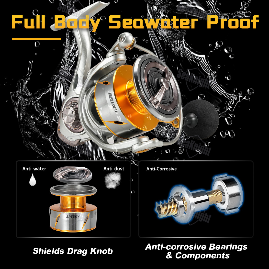 รอกตกปลาทะเล SeaKnight รุ่น Sp - Daiwa Reel Fuego บทวิจารณ์และราคา
